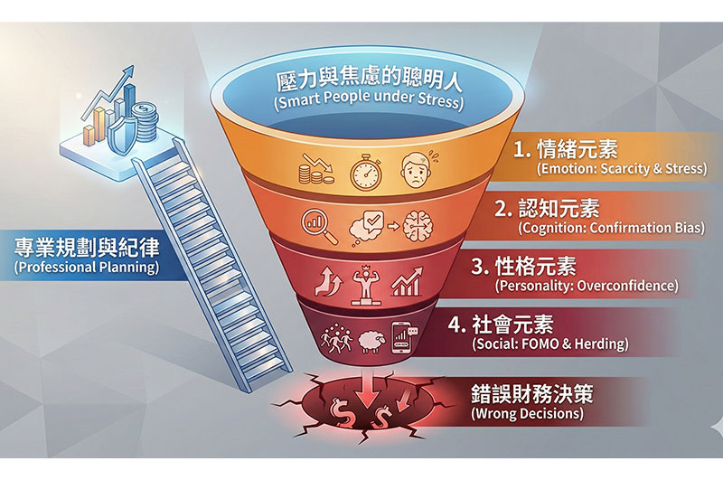 決策上的「誤信漏斗」- 為什麼聰明人也會做出錯誤的財務決策？