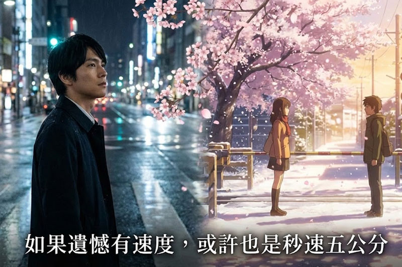 如果遺憾有速度，或許也是秒速五公分